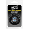 RockSolid by Doc Johnson Cockring The Ribbed Donut 28 mm Noir
